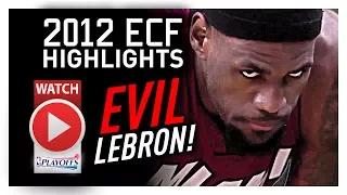 Throwback: LeBron James ECF Offense Highlights VS Celtics 2012 Playoffs - MONSTER!