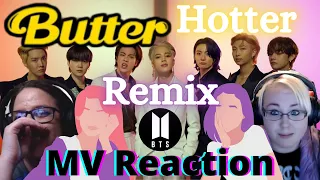 BTS (방탄소년단) 'Butter' Official MV (Hotter Remix) | K-Cord Girls React!