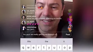 Jordan Knight Instagram Live April 25th 2020 NKOTB Virtual Cruise