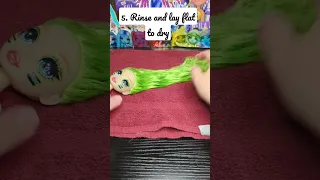 How to make Rainbow High doll hair beautiful again