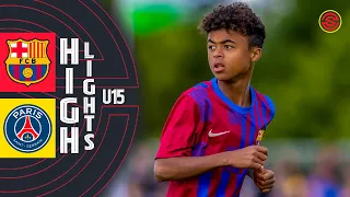 HIGHLIGHTS: FC Barcelona vs Paris Saint Germain U15 KDB Cup 2022