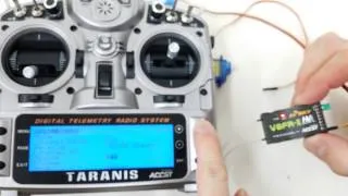 How to bind FrSky V8FR-II to Taranis X9D