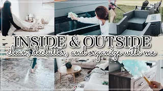 EXTREME INSIDE + OUTSIDE CLEAN DECLUTTER & ORGANIZE | DAYS OF SPEED CLEANING MOTIVATION