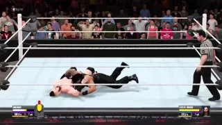 WWE 2K16 Roman Reigns destroys Sheamus