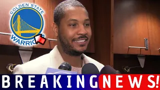 MY GOODNESS! LOOK WHAT CARMELO ANTHONY SAID ABOUT THE WARRIORS! SHOCKED THE NBA! WARRIORS NEWS!