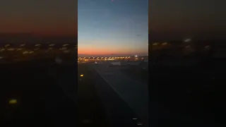 Мягкая посадка в аэропорту Внуково, b767, рейс Душанбе-Москва, а/к Utair