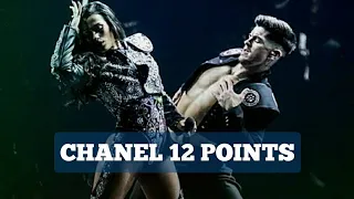 Every 12 POINTS given to CHANEL (SPAIN) | EUROVISION 2022