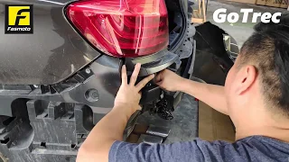 GoTrec Blind Spot Detection System Installation on a BMW F10