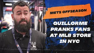 Guillorme Pranks Fans at MLB Store in NYC