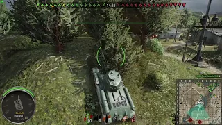 Type T 34, 7 kills, Ace tanker and Top Gun - WoT Console