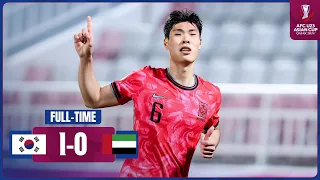 LIVE | AFC U23 Asian Cup Qatar 2024™ | Group B | Korea Republic vs United Arab Emirates