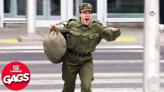 Emotional Military Surprise | Just For Laughs Gags