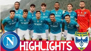 NAPOLI ANAUNE VAL DI NON 6-1 #highlights #amichevole 🤩⚽️💙