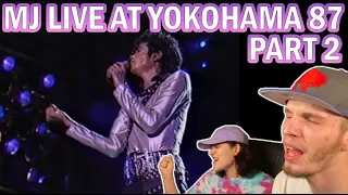 MICHAEL JACKSON LIVE AT YOKOHAMA PART 2 (COUPLE REACTION!)