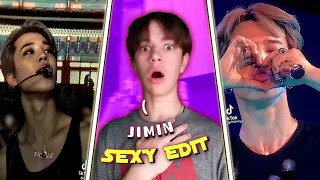 СМОТРИМ Jimin 😱🔥 Tik tok Edit, Sexy moments | REACTION TIK TOK