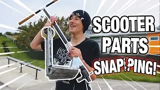 SCOOTER PARTS SNAPPING COMPILATION 2021