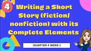 Writing a Short Story ( Fiction/Nonfiction) With Its Complete Elements