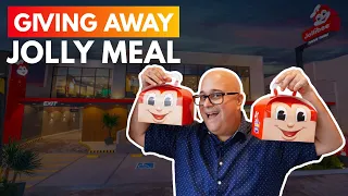 Helping Others: Giving Away Jollibee Jolly Meal to Random People in Cebu City | John Smulo