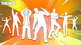 Top 100 Legendary Fortnite Dances & Emotes! (Real Slim Shady, Eminem, Boy's a Liar, Get Griddy)