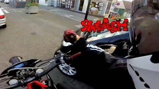 BIKER SMASH MIRROR | ROAD RAGE | CRAZY ANGRY PEOPLE vs BIKERS | [Ep. #74]