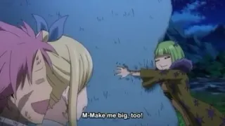 Fairy tail Final season: Brandish funny moments with Natsu & Lucy