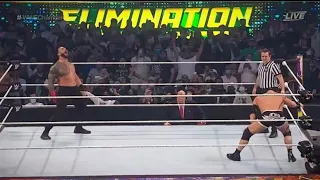 Goldberg Spears and Roman Reigns Uranage & Guillotine Choke : Elimination Chamber Scene #wrestling
