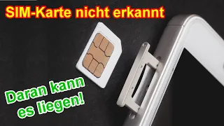 Handy Sim Karte wird nicht mehr erkannt- Ursache & Hilfe / Sim-Karte funktioniert nicht – Was tun