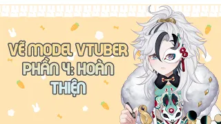 [13/9/2022] Cách Skyes vẽ model Vtuber (miệng, quần áo) P4