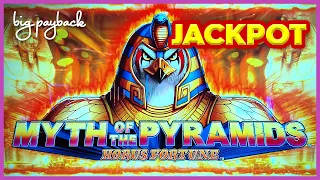JACKPOT HANDPAY! Myth of the Pyramids Horus Fortune Slot - SHORT & SWEET!