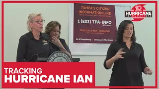 Tampa Mayor Jane Castor gets call from President Biden during Hurricane Ian update