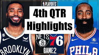 NETS vs 76ERS Full Game 2 Highlights 4th QTR | Apr 17 | 2023 NBA Playoff