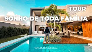 MANSÃO DE R$18.900.000 | Casa à venda no condomínio Santa Mônica Jardins | Azuza Imóveis