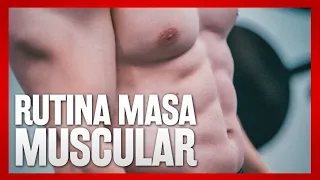 APRENDE a crear tu RUTINA para GANAR MASA MUSCULAR