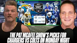 Pat McAfee & AJ Hawk's Predictions For Chargers vs Colts On Monday Night Football