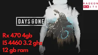 Days Gone Rx 470 4gb