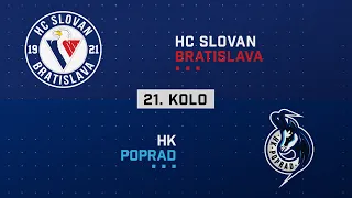 21.kolo HC Slovan Bratislava - HK Poprad HIGHLIGHTS