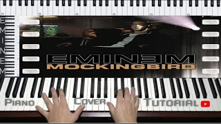 How to play on piano EMINEM Mockingbird ~ easy level [Tutorial by ValBy]