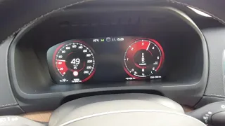 VOLVO XC90 ACCELERATION. B5 mild hybrid. 2020.