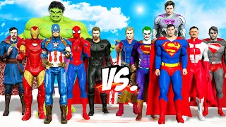 TEAM AVENGERS VS TEAM SUPERMAN - EPIC SUPERHEROES WAR