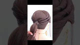 Latest Stylish High Bun Hairstyle - easy hairstyle