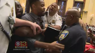 Chaos Erupts At City Hall Hearing For Proposed Gun Bill