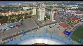 Полет над стадионом "Металлист". Харьков.Украина.