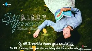 Lyrics - Vietsub || Birdy - All you never say