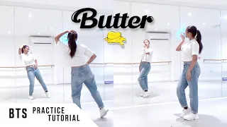 [PRACTICE] BTS (방탄소년단) - 'Butter' - FULL Dance Tutorial - SLOWED + W/MIRROR