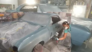 How NOT to USE Single Stage Paint Disaster 67 Chevelle Malibu #fail #ohno #3w1b