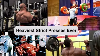 The Strongest Strict Presses of All Time