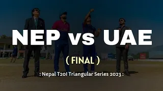 Nepal vs UAE Final | Match Preview | Nepal T20I Triangular Series 2023 | Daily Cricket