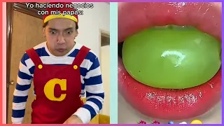 Los Mejores Tiktoks de @Rubén Tuesta  || MORIRAS DE RISA 🤣😺😍 ASMR EMOJI Eating Parte 3