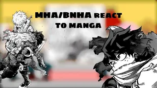 MHA/BNHA react to manga spoilers | Part 1 | ANGST | BkDk | spoilers | very lazy and short video💀