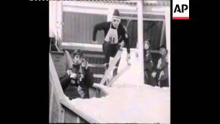 SYND 16-3-69 TOPI MATTILA OF FINLAND WINS SKI JUMP FROM WORLD CLASS FIELD